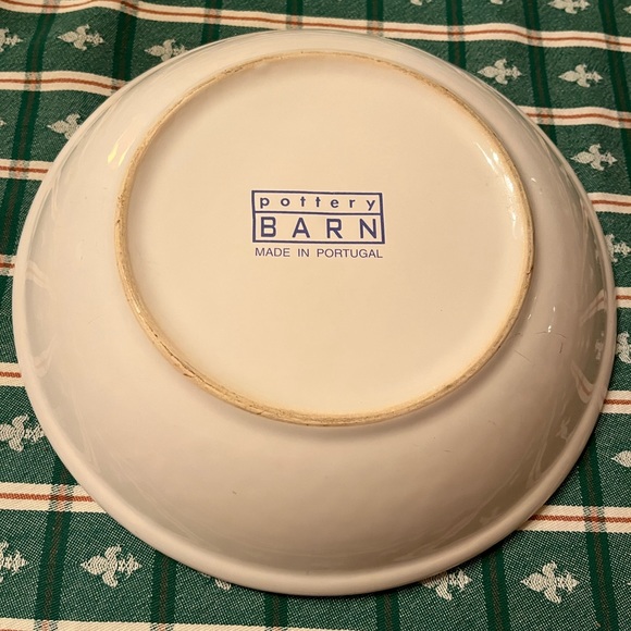 Pottery Barn Dining Pottery Barn Basil Pasta Bowl Made In Portugal